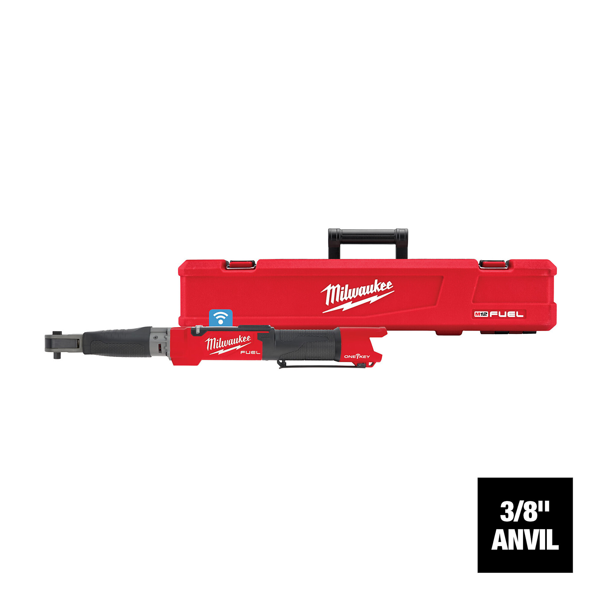 Milwaukee M12 FUEL 3/8in. Digital Torque Wrench with One-Key, Tool Only, Model# 2465-20